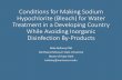 Conditions for Making Sodium Hypochlorite in a Developing Country ...