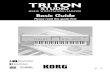 Korg Triton Studio Manual