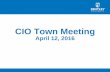 CIO Town Meeting - April 2016