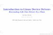 Introduction to Linux Device Drivers.pdf