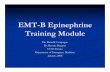 EMT-B Epinephrine Training Module