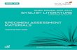 AS Specimen Assessment Materials pdf | AS/A level