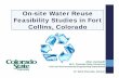 On-site Water Reuse Feasibility Studies in Fort Collins, Colorado