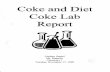 Coke and Diet Coke Lab Example