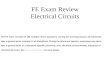 FE Exam Review Electrical Circuits