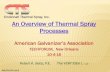 An Overview of Thermal Spray Processes