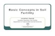 Basic Concepts in Soil Fertility