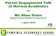 Parent Engagement Talk (2 Normal Academic) Ms Shen Simin