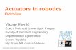 Robots Sensors and actuators, overview