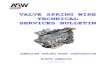Valve spring Wire Technical Services Bulletin - American