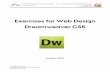 Exercises for Web Design Dreamweaver CS5 - Studerende