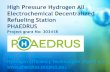 High Pressure Hydrogen All Electrochemical Decentralized ...