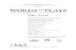 War Music Words on Plays (2009)