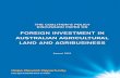 Foreign Investment in Australian Agricultural Land and Agribusiness