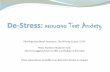 De-Stress: Reducing Test Anxiety