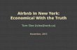 Airbnb in New York: Economical With the Truth