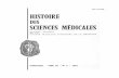 histoire des sciences medicales