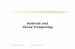 Android and Cloud Computing