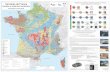 Carte des carrières de roches et minéraux industriels en France