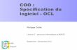 COO : Spécification du logiciel - OCL