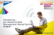 Research Data Management Shared Services at DigiFest