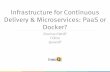 Infrastructure for Continuous Delivery & Microservices: PaaS or Docker?