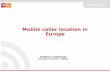 AML workshop - Status of caller location and 112
