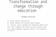 RCEs' reflections on transformation through education, Zinaida Fadeeva