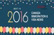 Canada Immigration and Visa News - Best of 2016