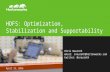 HDFS: Optimization, Stabilization and Supportability