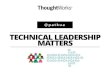 Why Technical Leadership Matters