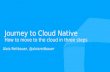 The Journey to Becoming Cloud Native – A Three Step Path to Modernizing Applications