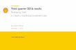 Royal Dutch Shell plc third quarter 2016 results analyst webcast presentation