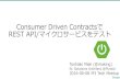 Consumer Driven Contractsで REST API/マイクロサービスをテスト #m3tech