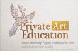 Private Art Education membership