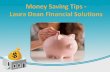 Money Saving Tips | Laura Dean Financial Solutions