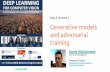 Deep Learning for Computer Vision: Generative models and adversarial training (UPC 2016)