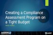 Creating a compliance assessment program on a tight budget