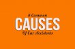 8 Common Causes Of Car Accidents