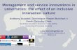 Arundel - Management and service innovation in universities