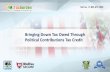 Bringing Down Tax Owed Through Political Contributions Tax Credit