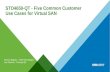 Five common customer use cases for Virtual SAN - VMworld US / 2015