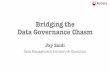 Bridging the Data Governance Chasm