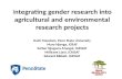 Integrating gender research into agricultural and environmental research projects