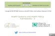 KEYSTONE / Module 1 / Slideshow 3 / Health System and Health Policy Frameworks - 2
