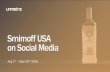 Social Media Analysis - Smirnoff USA August - September 2016