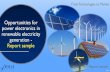Opportunities for Power Electronics in Renewable Electricity Generation 2016 Report by Yole Developpement