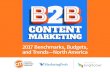 2017 B2B Content Marketing Benchmarks, Budgets, and Trends