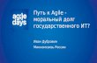 Иван Дубровин, Путь к Agile - моральный долг государственного ИТ?
