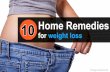 How to lose weight 10 home remedies for weight loss